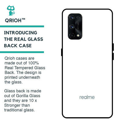 Arctic White Glass Case for Realme X7 Pro
