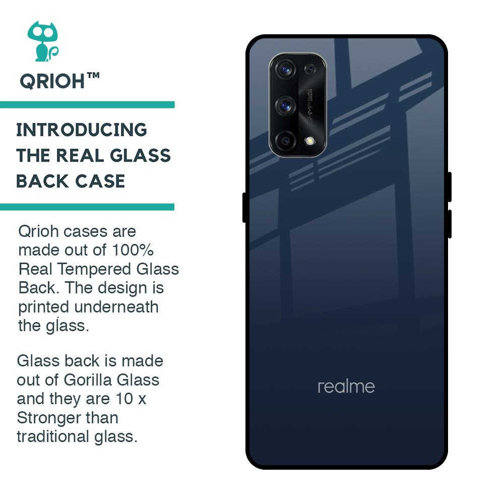 Overshadow Blue Glass Case For Realme X7 Pro