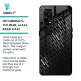 Dark Abstract Pattern Glass Case For Realme X7 Pro