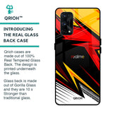 Race Jersey Pattern Glass Case For Realme X7 Pro