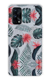 Retro Floral Leaf Realme X7 Pro Back Cover