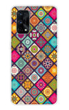 Multicolor Mandala Realme X7 Pro Back Cover