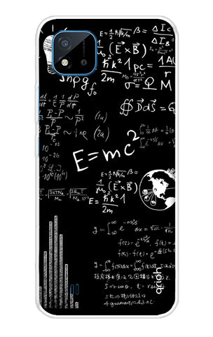 Equation Doodle Realme C20 Back Cover