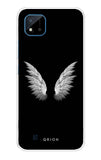 White Angel Wings Realme C20 Back Cover