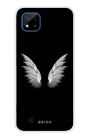 White Angel Wings Realme C20 Back Cover