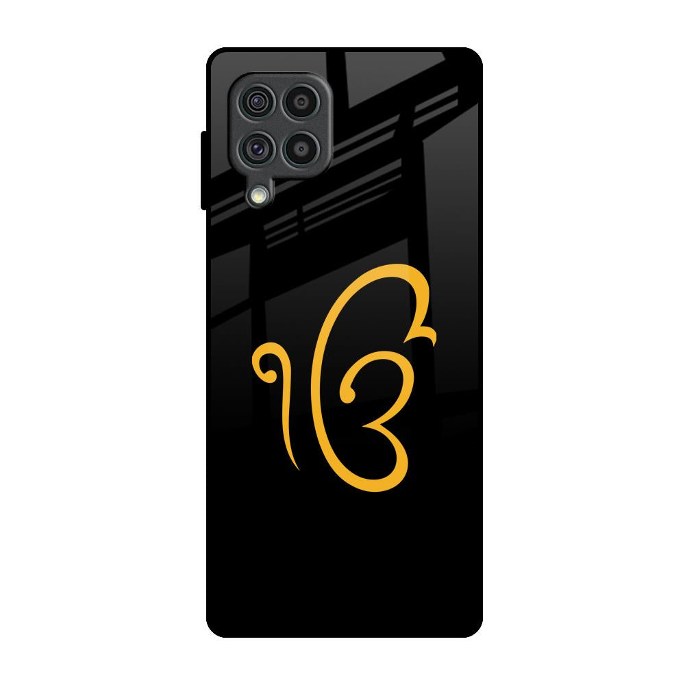 Luxury Fashion Initial Samsung Galaxy F62 Glass Back Cover Online