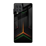 Modern Ultra Chevron Samsung Galaxy F62 Glass Back Cover Online