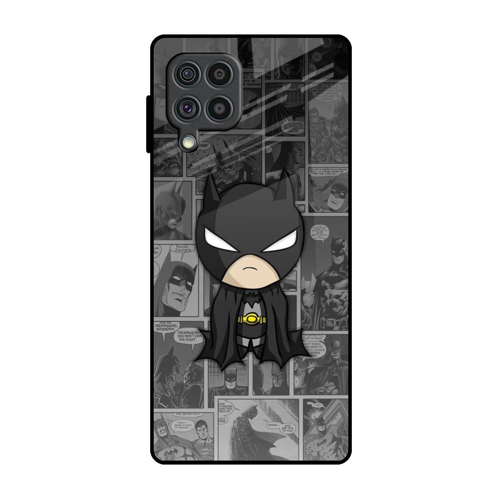 Cartoon Art Samsung Galaxy F62 Glass Back Cover Online