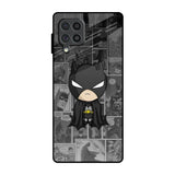 Cartoon Art Samsung Galaxy F62 Glass Back Cover Online