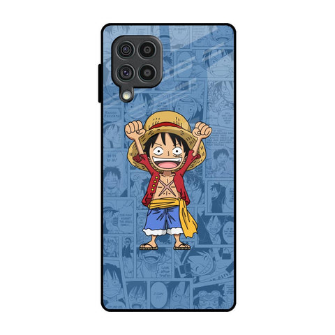 Chubby Anime Samsung Galaxy F62 Glass Back Cover Online