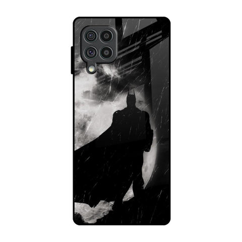 Dark Warrior Hero Samsung Galaxy F62 Glass Back Cover Online