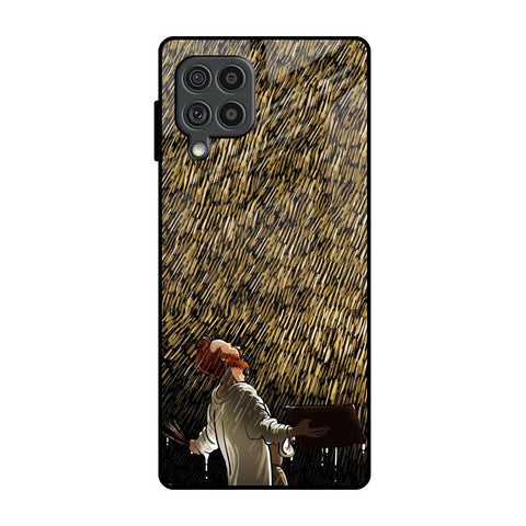 Rain Festival Samsung Galaxy F62 Glass Back Cover Online