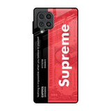 Supreme Ticket Samsung Galaxy F62 Glass Back Cover Online