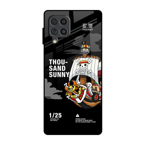 Thousand Sunny Samsung Galaxy F62 Glass Back Cover Online