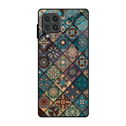 Retro Art Samsung Galaxy F62 Glass Back Cover Online