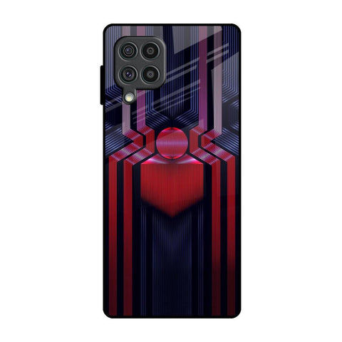 Super Art Logo Samsung Galaxy F62 Glass Back Cover Online