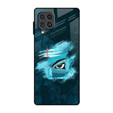 Power Of Trinetra Samsung Galaxy F62 Glass Back Cover Online