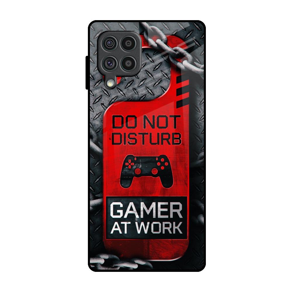 Do No Disturb Samsung Galaxy F62 Glass Back Cover Online