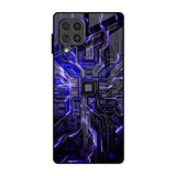 Techno Color Pattern Samsung Galaxy F62 Glass Back Cover Online