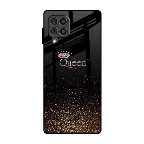 I Am The Queen Samsung Galaxy F62 Glass Back Cover Online