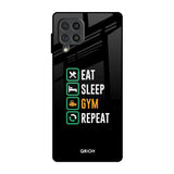 Daily Routine Samsung Galaxy F62 Glass Back Cover Online