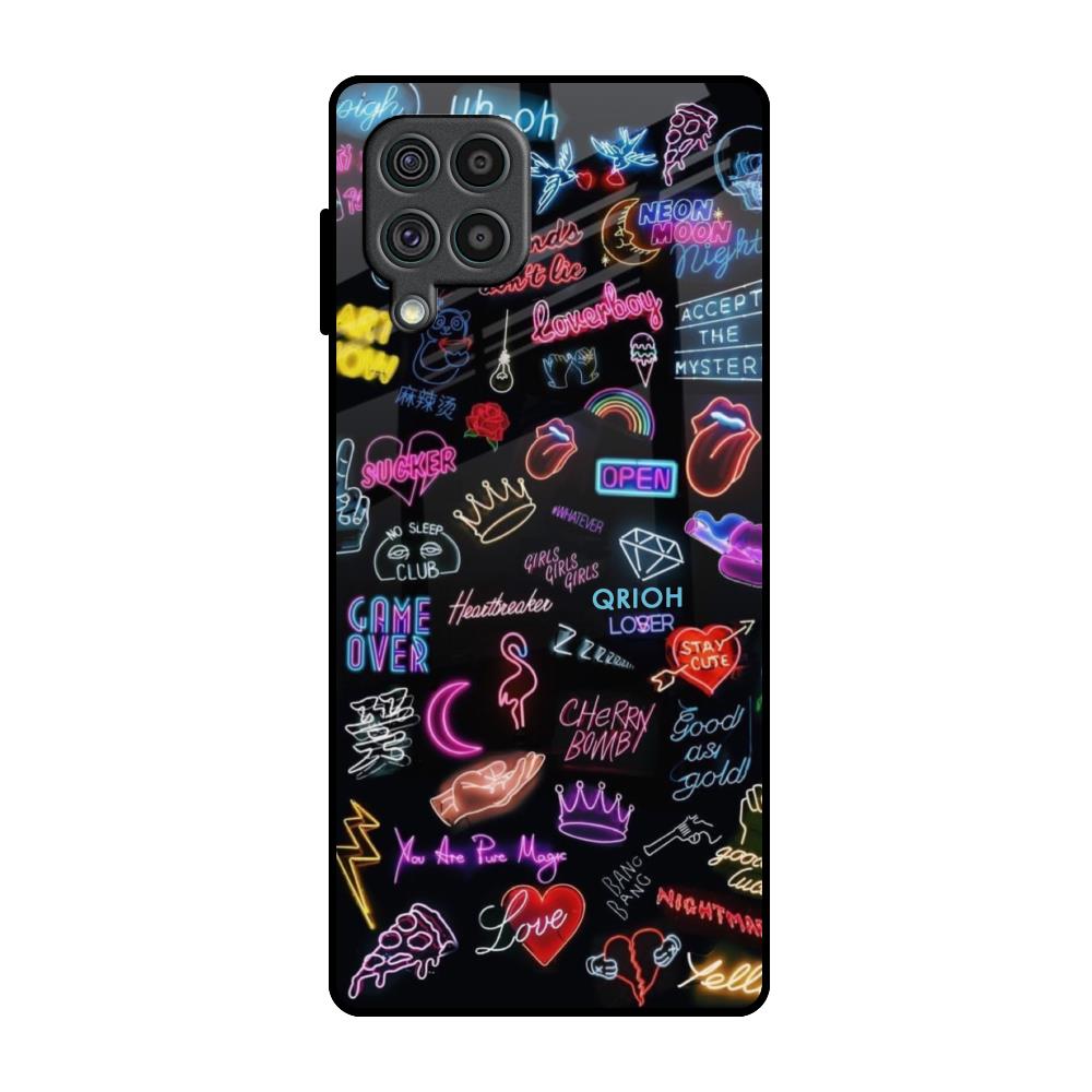Accept The Mystery Samsung Galaxy F62 Glass Back Cover Online