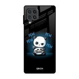 Pew Pew Samsung Galaxy F62 Glass Back Cover Online
