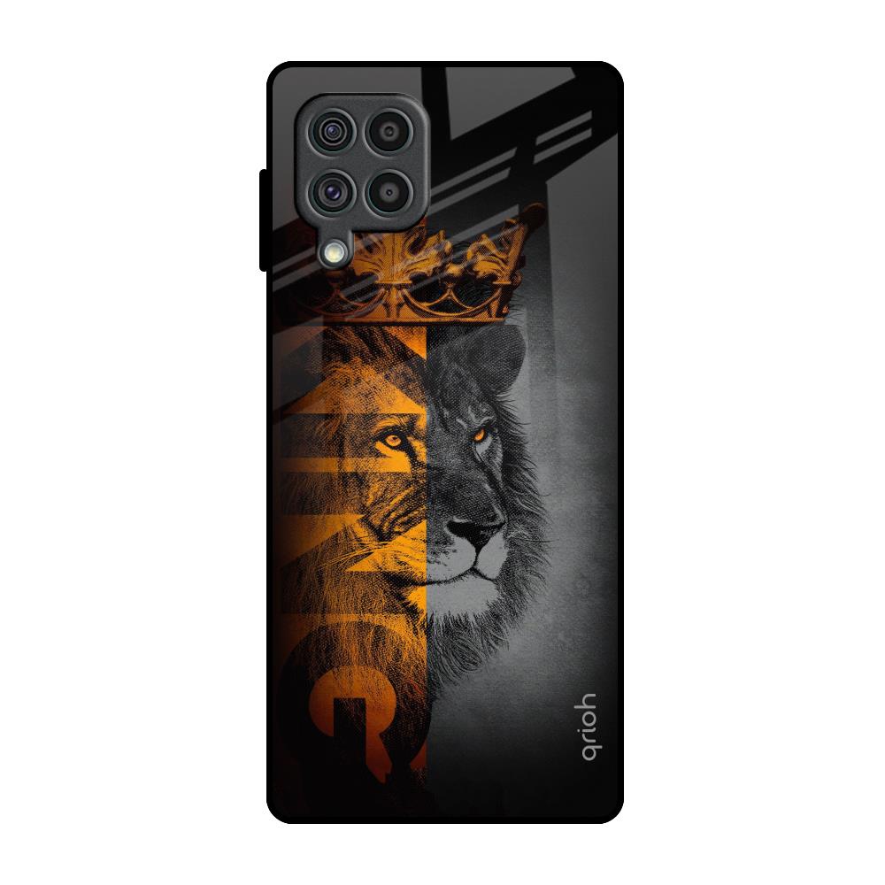 King Of Forest Samsung Galaxy F62 Glass Back Cover Online