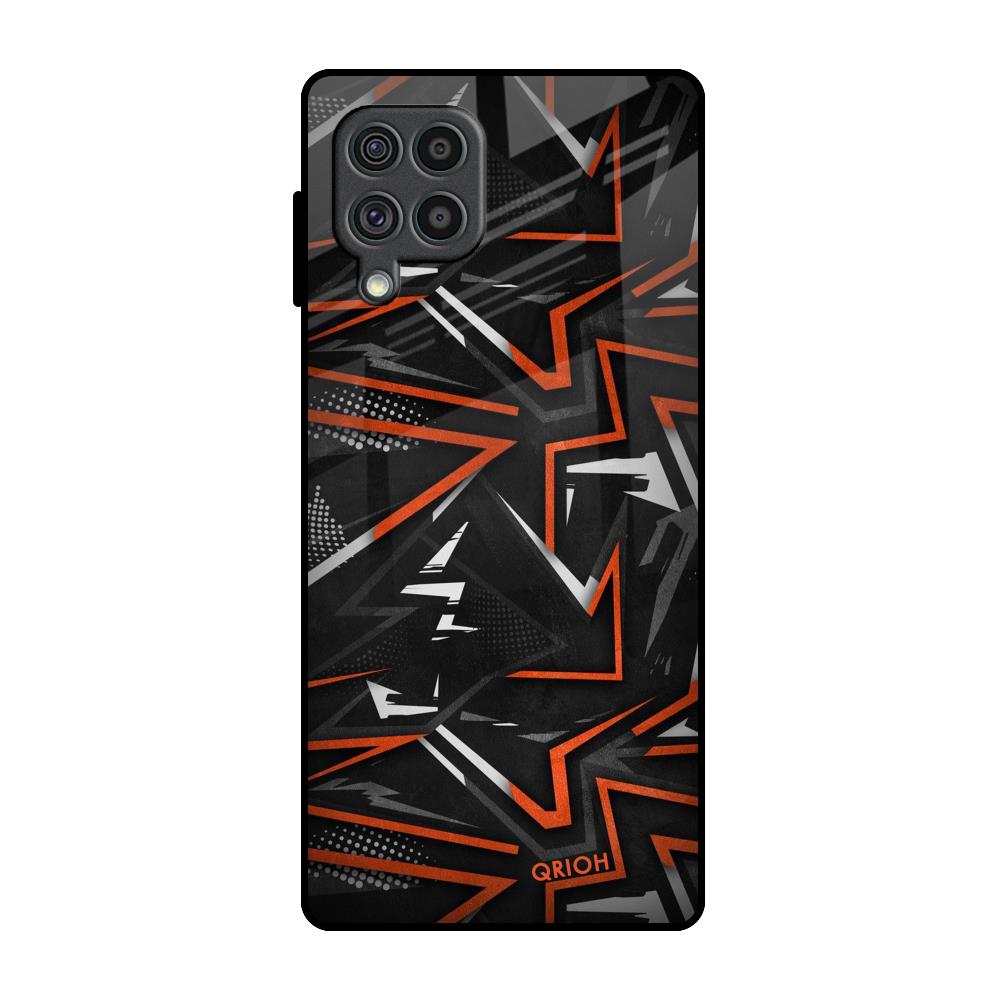 Vector Art Samsung Galaxy F62 Glass Back Cover Online