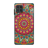 Elegant Mandala Samsung Galaxy F62 Glass Back Cover Online