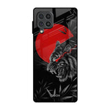 Red Moon Tiger Samsung Galaxy F62 Glass Back Cover Online