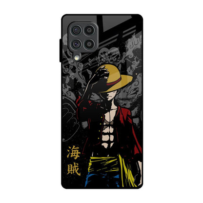 Dark Luffy Samsung Galaxy F62 Glass Back Cover Online