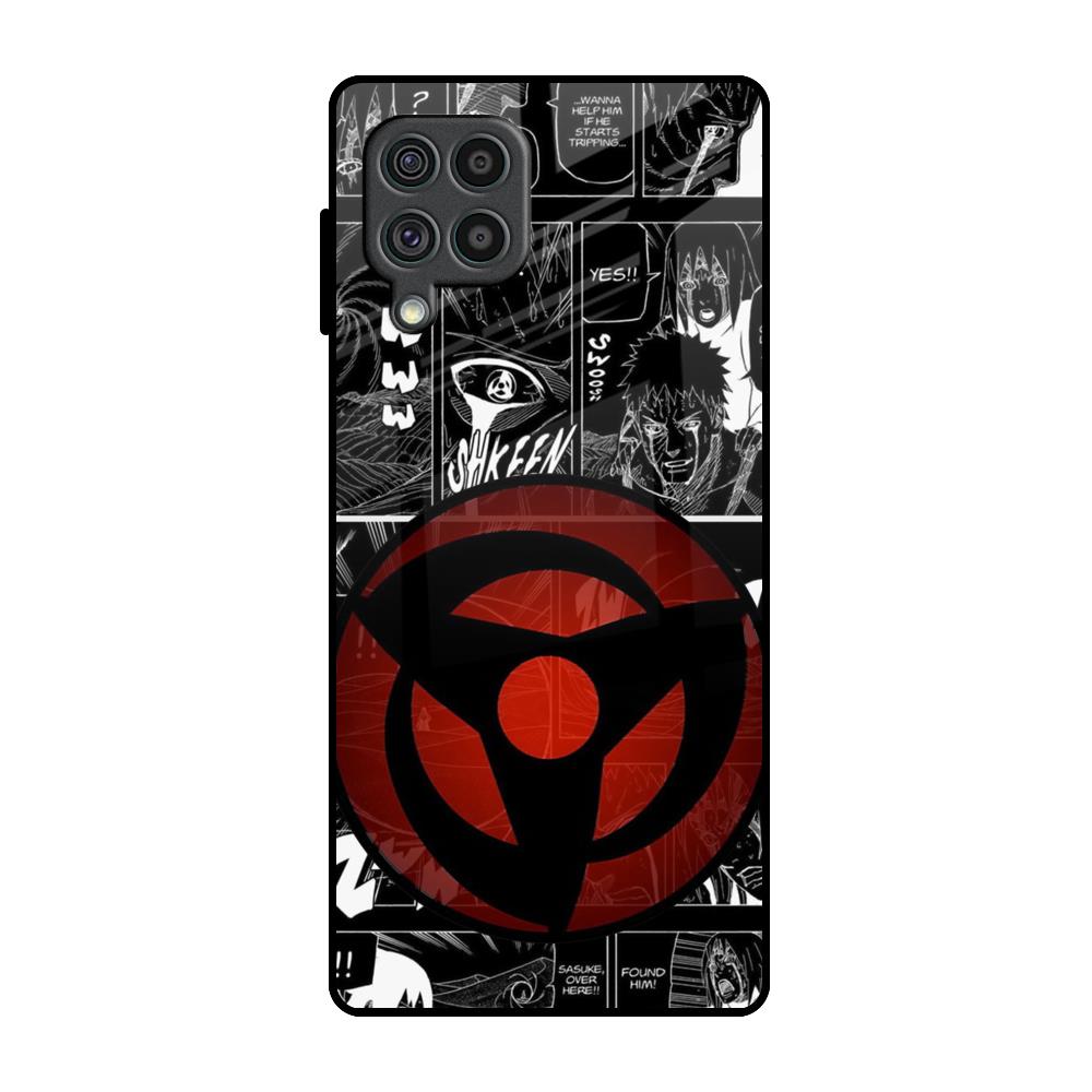Sharingan Samsung Galaxy F62 Glass Back Cover Online