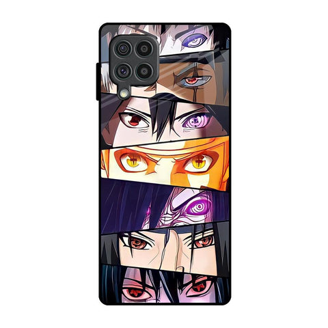 Anime Eyes Samsung Galaxy F62 Glass Back Cover Online