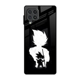 Monochrome Goku Samsung Galaxy F62 Glass Back Cover Online