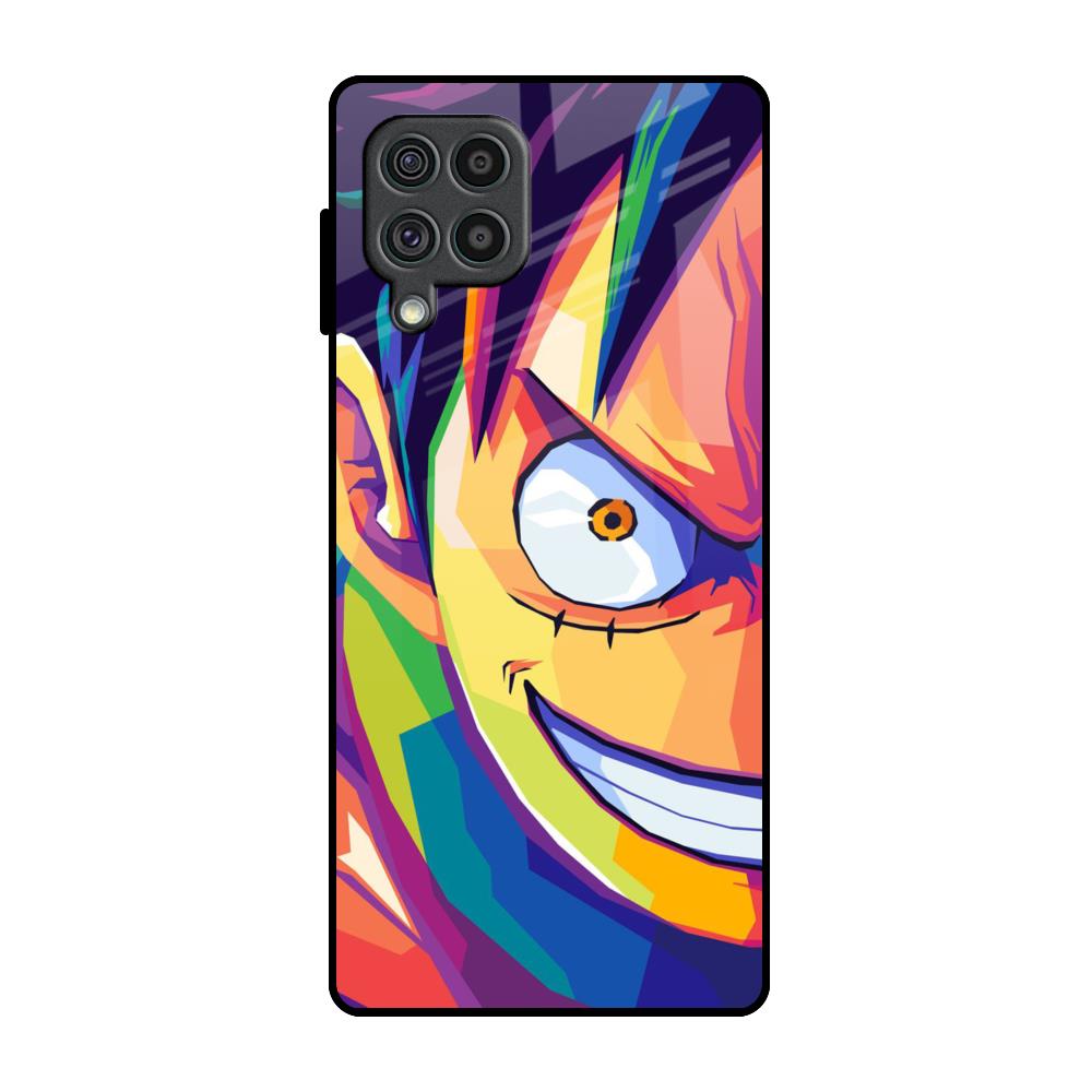 Monkey Wpap Pop Art Samsung Galaxy F62 Glass Back Cover Online
