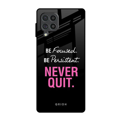 Be Focused Samsung Galaxy F62 Glass Back Cover Online