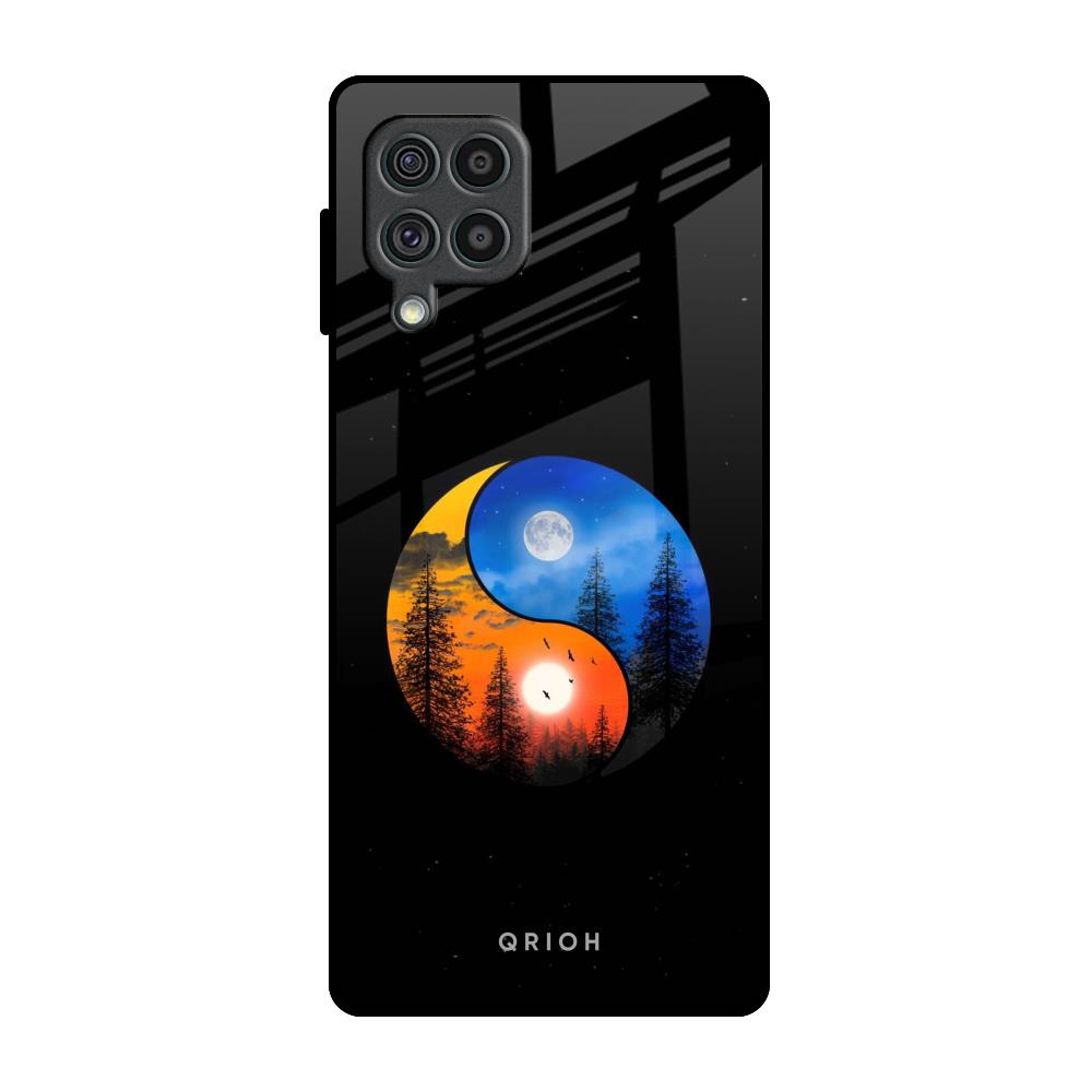 Yin Yang Balance Samsung Galaxy F62 Glass Back Cover Online