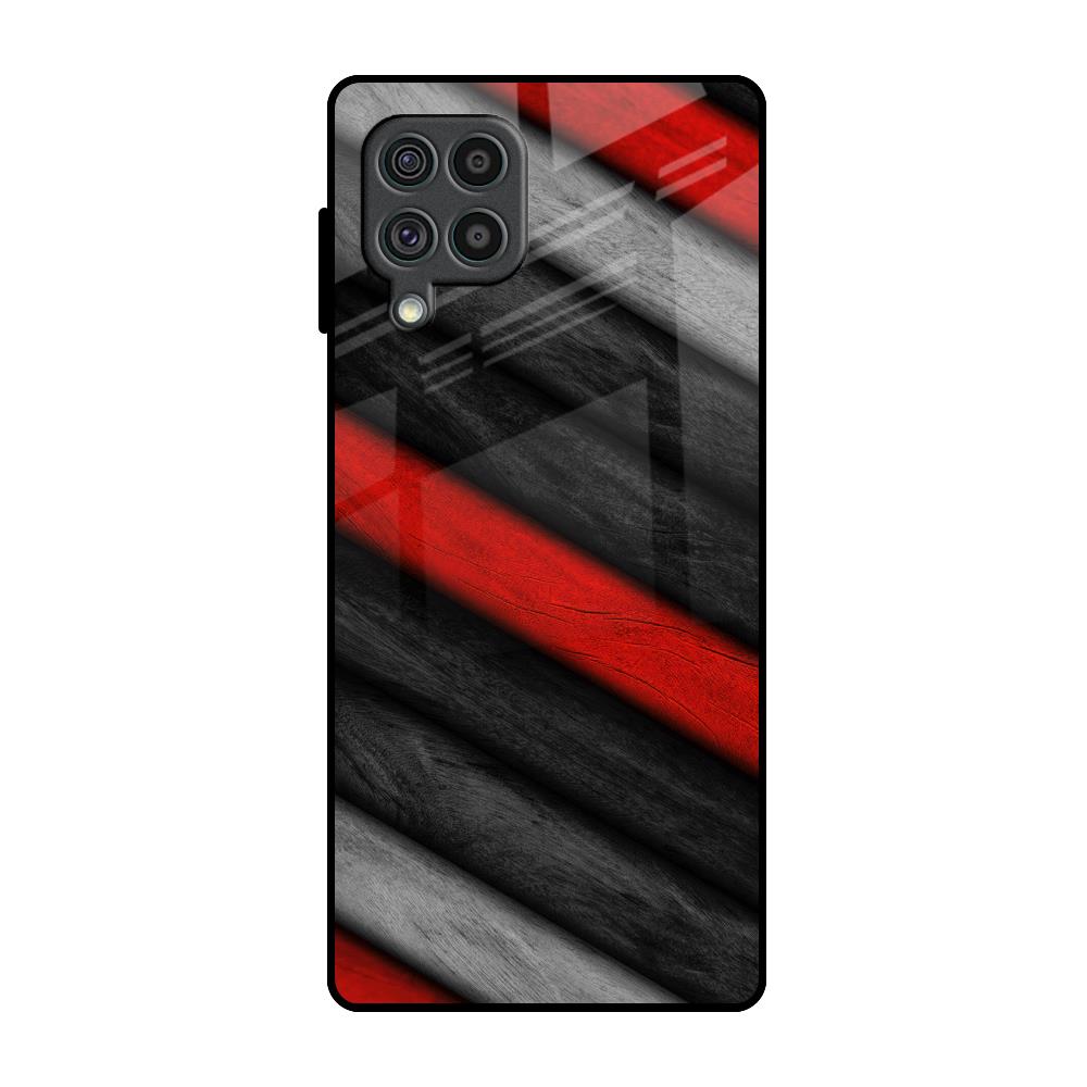 Soft Wooden Texture Samsung Galaxy F62 Glass Back Cover Online
