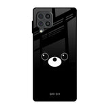 Cute Bear Samsung Galaxy F62 Glass Back Cover Online