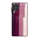 Brush Stroke Art Samsung Galaxy F62 Glass Back Cover Online