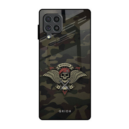 Army Warrior Samsung Galaxy F62 Glass Back Cover Online