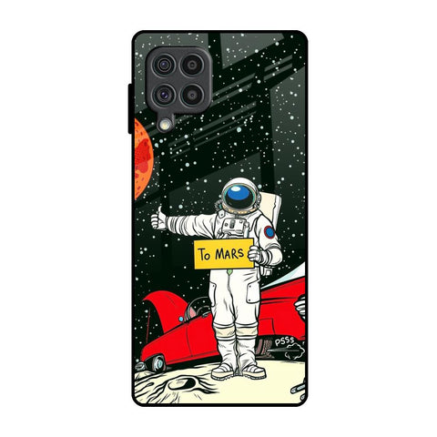 Astronaut on Mars Samsung Galaxy F62 Glass Back Cover Online