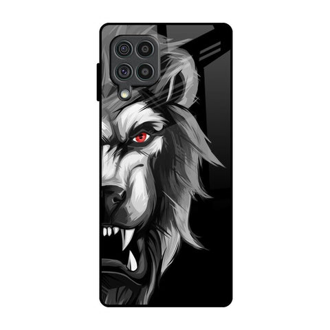 Wild Lion Samsung Galaxy F62 Glass Back Cover Online