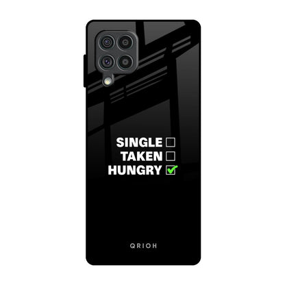 Hungry Samsung Galaxy F62 Glass Back Cover Online