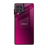 Pink Burst Samsung Galaxy F62 Glass Back Cover Online