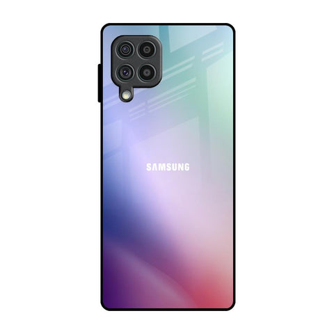 Abstract Holographic Samsung Galaxy F62 Glass Back Cover Online