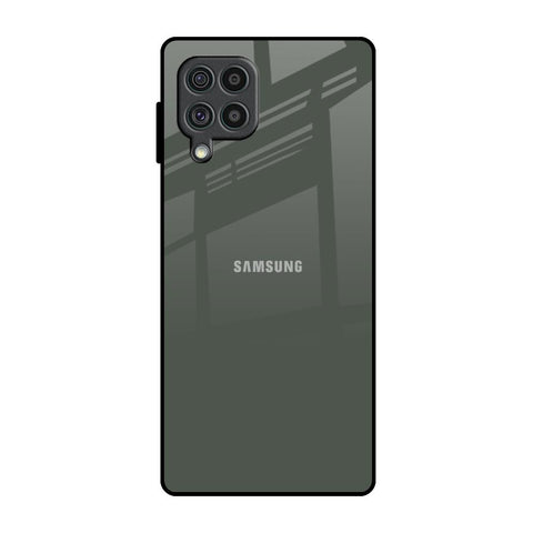 Charcoal Samsung Galaxy F62 Glass Back Cover Online