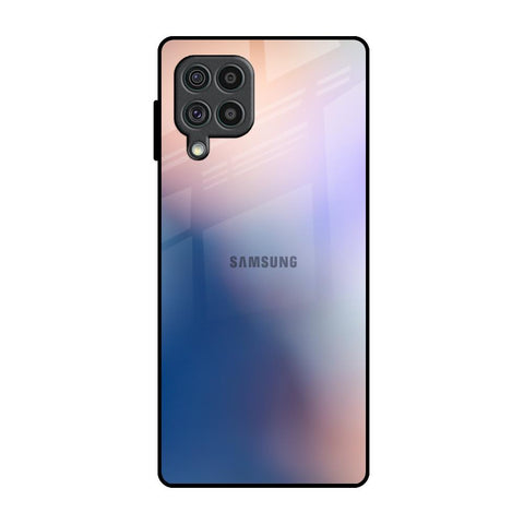 Blue Mauve Gradient Samsung Galaxy F62 Glass Back Cover Online