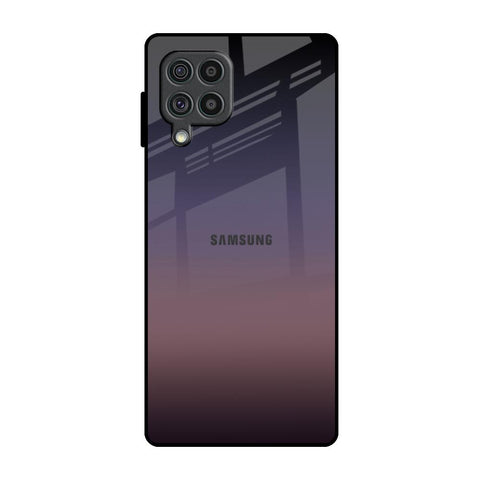 Grey Ombre Samsung Galaxy F62 Glass Back Cover Online